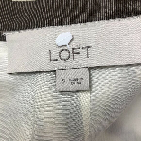 Ann Taylor Loft Pencil Skirt Size 2 Silk Blend - Picture 9 of 9